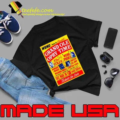 Grand Ole Opry Time Red Folley Tickets Concert announcement T-Shirt