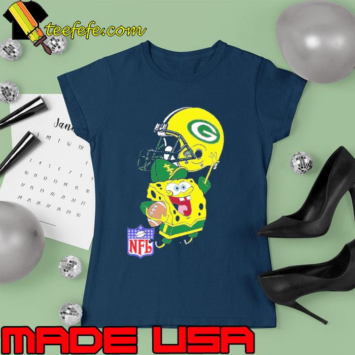 Green Bay Packers Football Fan Spongebob s Ladies tee Green Bay Packers Football Fan Spongebob s Ladies tee