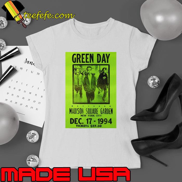 Green Day madison Square Garden new york city concert T-Shirt Ladies tee Green Day madison Square Garden new york city concert T-Shirt Ladies tee