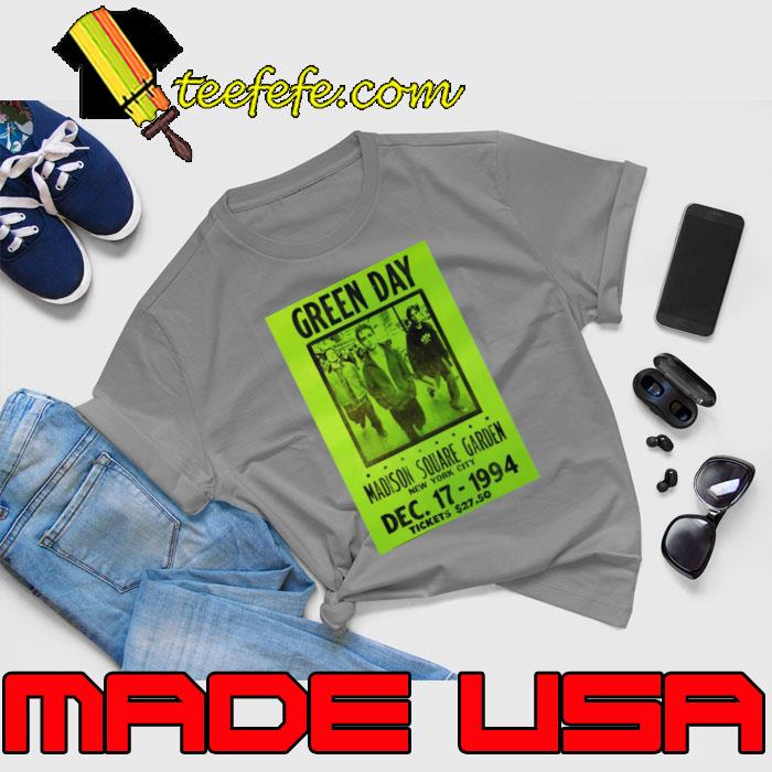 Green Day madison Square Garden new york city concert T-Shirt Unisex Green Day madison Square Garden new york city concert T-Shirt Unisex