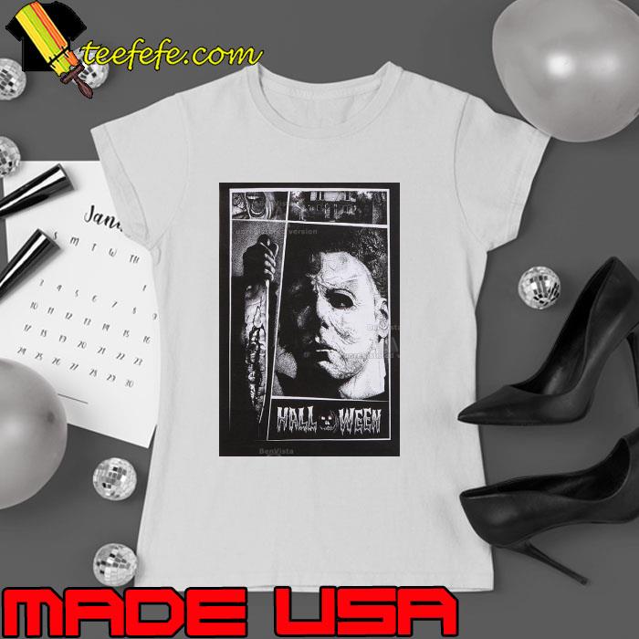 Halloween Michael Myers Panels Shirt Ladies tee Halloween Michael Myers Panels Shirt Ladies tee