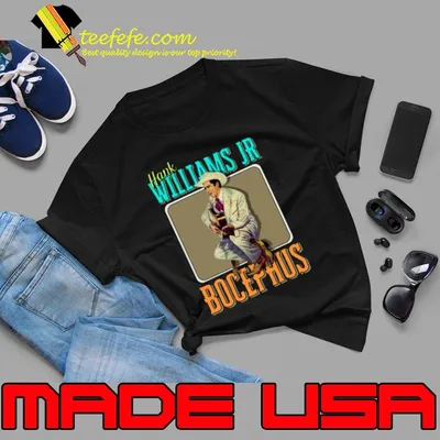 Hank Williams Jr Faded an American singer playing guitar T-Shirt