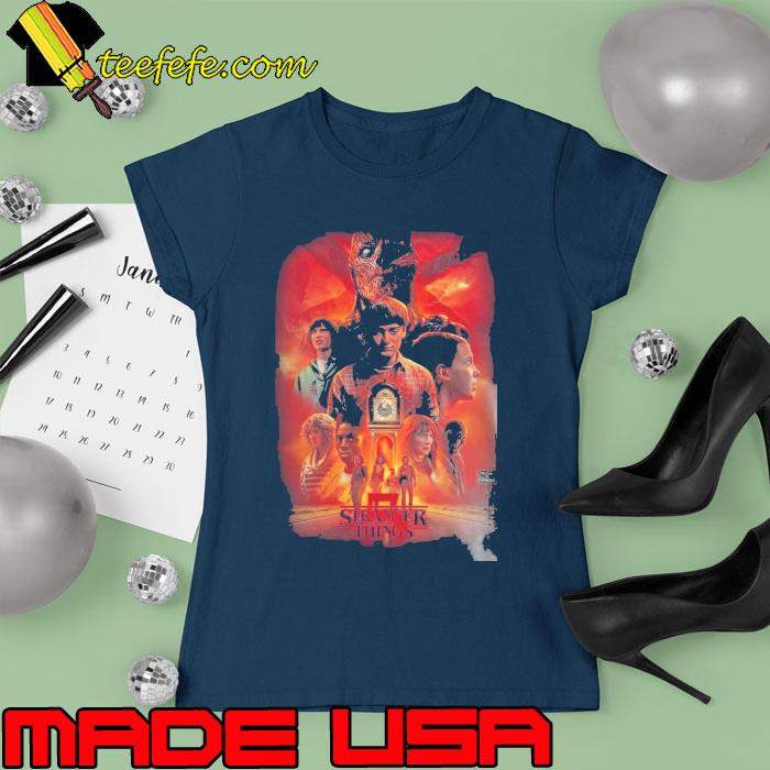 Hawkins Will Fall Stranger Things 5 Poster 2024 s Ladies tee Hawkins Will Fall Stranger Things 5 Poster 2024 s Ladies tee