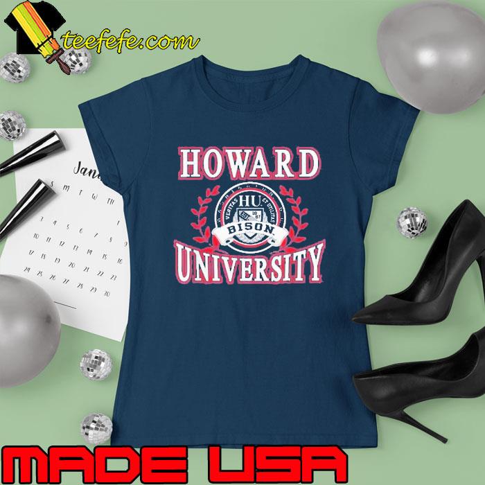 Howard University Bison Laurels s Ladies tee Howard University Bison Laurels s Ladies tee
