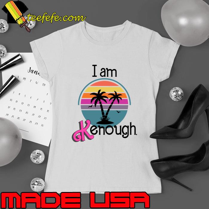 I Am Kenough Palm Tree Vintage T-Shirt Ladies tee I Am Kenough Palm Tree Vintage T-Shirt Ladies tee