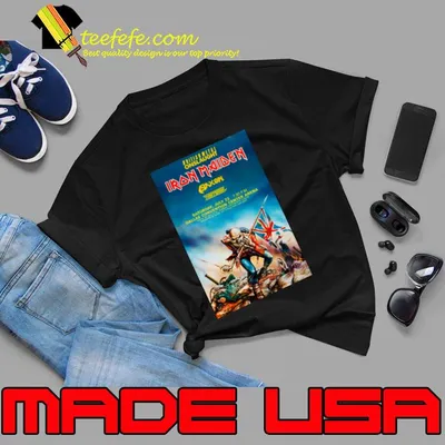 Iron Maiden Dallas Convention Center Arena Concert Tour T-Shirt