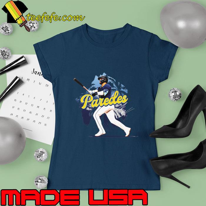 Isaac Paredes Tampa Bay Palm Trees Baseball Player T-Shirt Ladies tee Isaac Paredes Tampa Bay Palm Trees Baseball Player T-Shirt Ladies tee