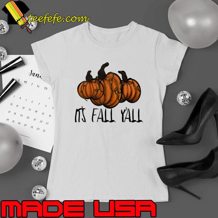 Its Fall Y’all Halloween Pumpkin Shirt Ladies tee Its Fall Y’all Halloween Pumpkin Shirt Ladies tee