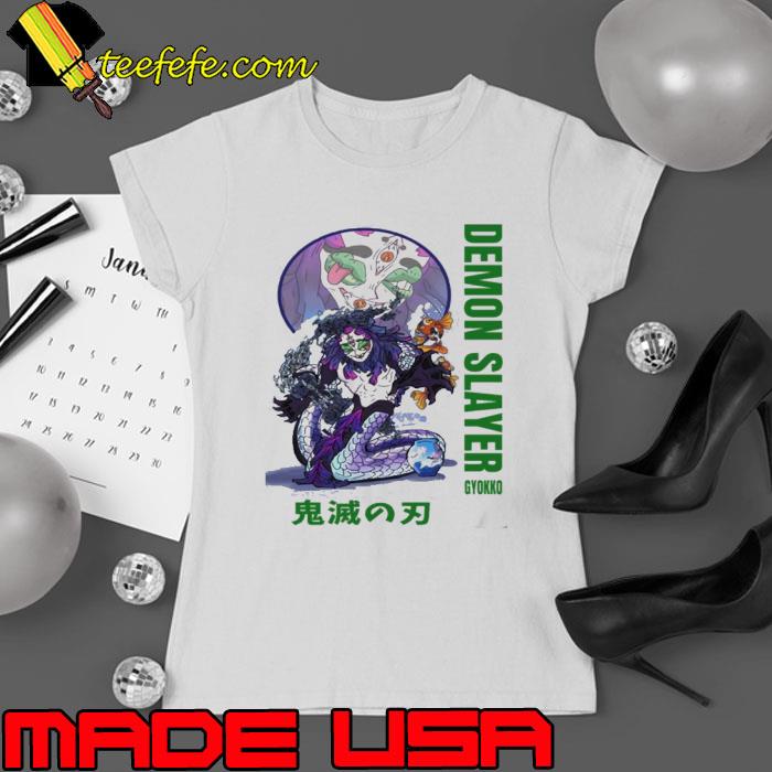 Japanese Gyokko Upper Moon Demon Slayer Shirt Ladies tee Japanese Gyokko Upper Moon Demon Slayer Shirt Ladies tee