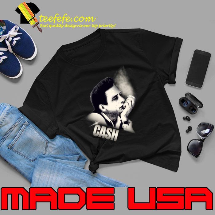 Johnny Cash Smoking an American country singer-songwriter T-Shirt Johnny Cash Smoking an American country singer-songwriter T-Shirt