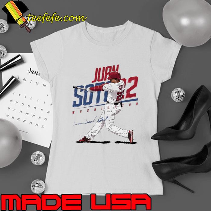 Juan Soto Signature Baseball Player In The Wasington Slant T-Shirt Ladies tee Juan Soto Signature Baseball Player In The Wasington Slant T-Shirt Ladies tee