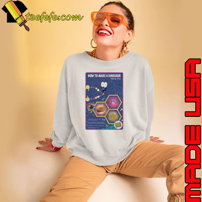 Jurassic Park How To Make A Dinosaur s Sweatshirt Jurassic Park How To Make A Dinosaur s Sweatshirt