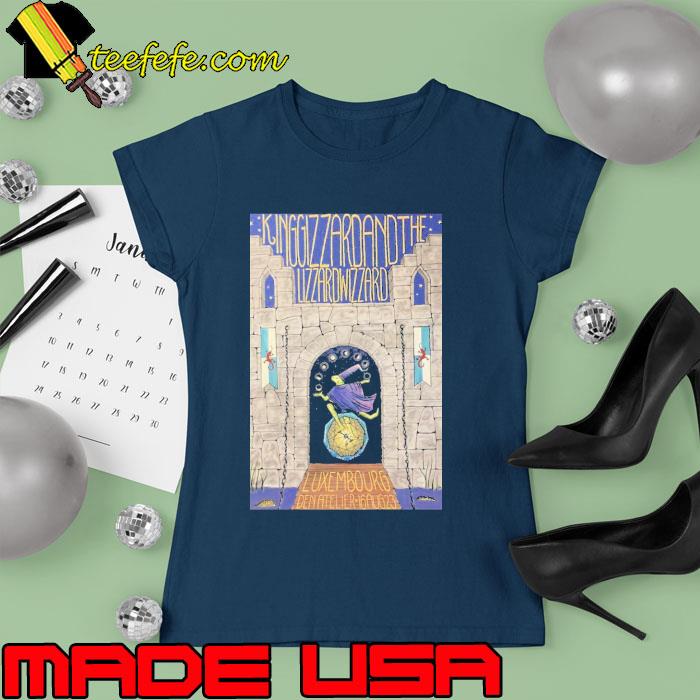 King gizzard and the lizard wizard den atelier august 16 2023 concert poster s Ladies tee King gizzard and the lizard wizard den atelier august 16 2023 concert poster s Ladies tee