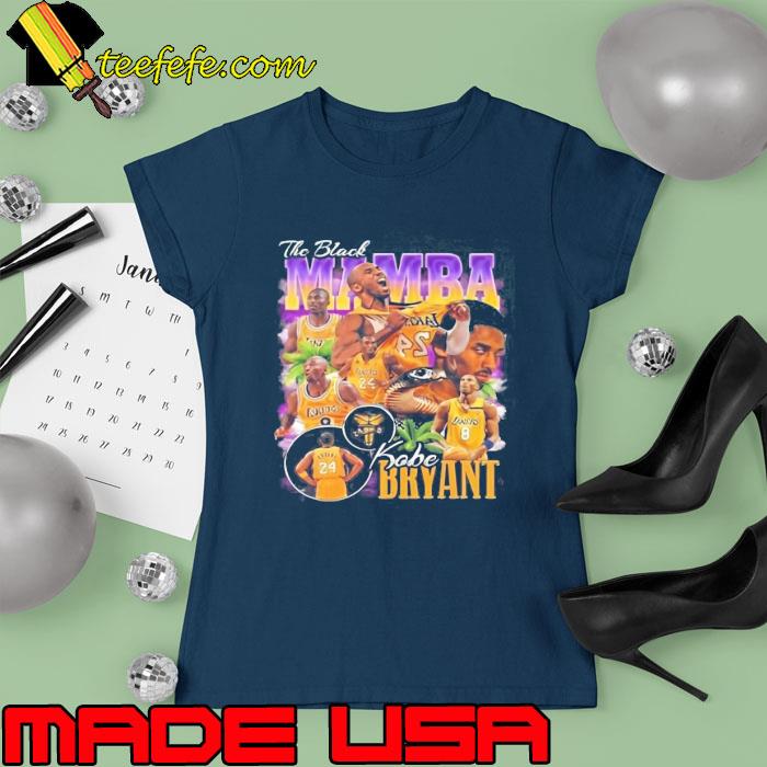 Kobe Bryant Lakers Kobe Bryant The Black Mamba s Ladies tee Kobe Bryant Lakers Kobe Bryant The Black Mamba s Ladies tee