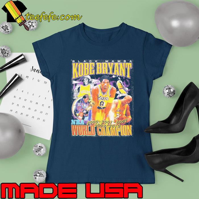 Kobe Bryant Mamba Forever Lakers Fan World Champion Shirt Ladies tee Kobe Bryant Mamba Forever Lakers Fan World Champion Shirt Ladies tee