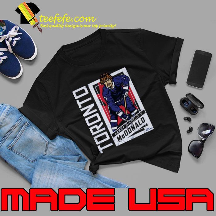 Lanny McDonald Canadian former professional ice hockey player Toronto Sports Card T-Shirt