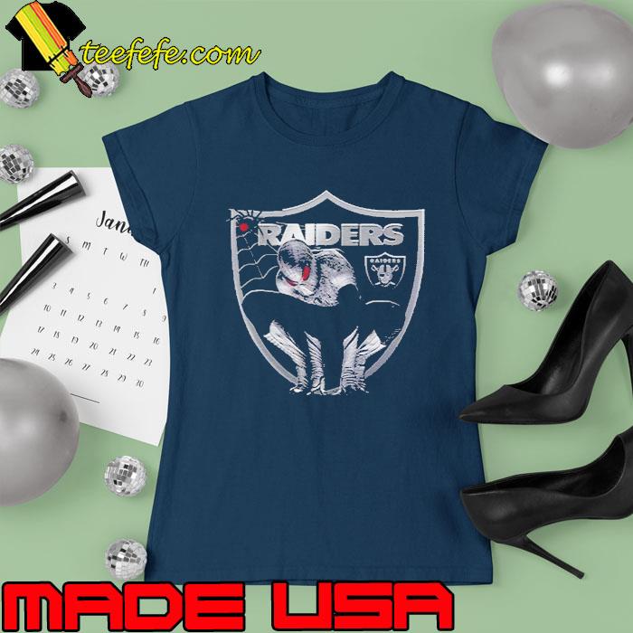 Las Vegas Raiders Spiderman 2023 Shirt Ladies tee Las Vegas Raiders Spiderman 2023 Shirt Ladies tee