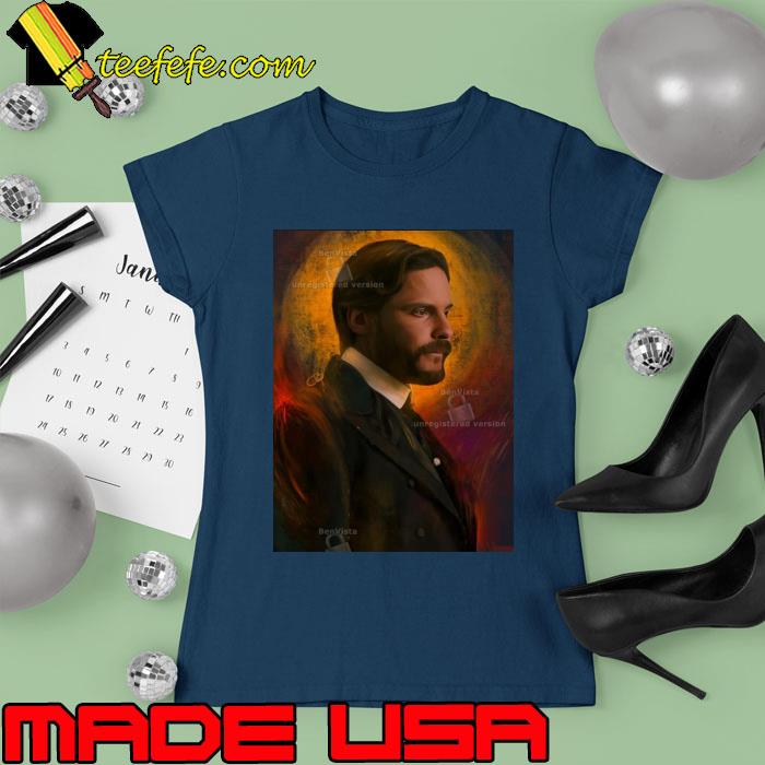 Laszlo Kreizler The Alienist Poster Shirt (watermarked) Ladies tee Laszlo Kreizler The Alienist Poster Shirt (watermarked) Ladies tee
