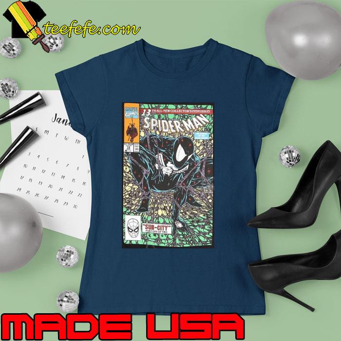 Marvel Spider-Man Symbiote Comic Shirt Ladies tee Marvel Spider-Man Symbiote Comic Shirt Ladies tee