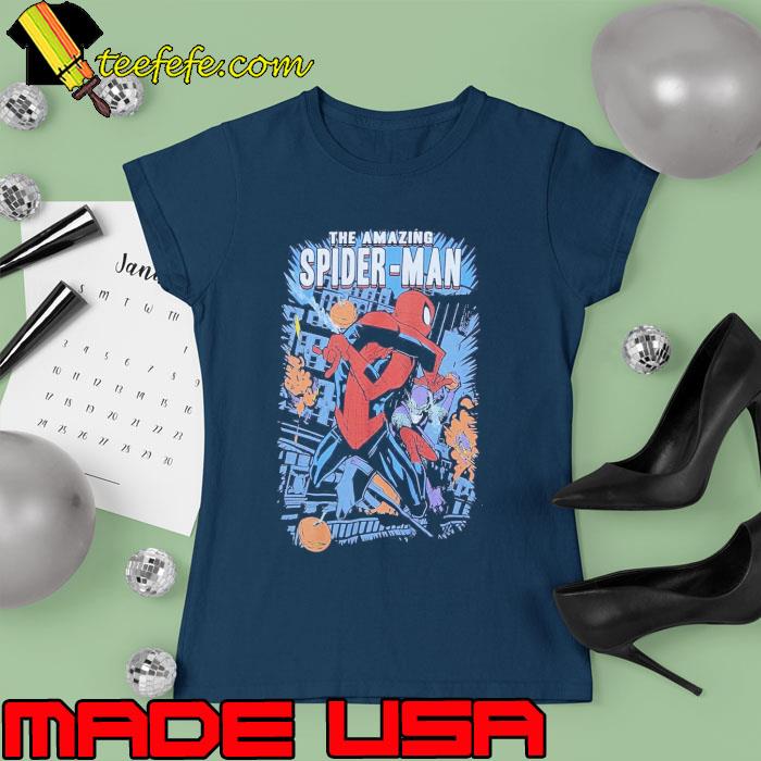 Marvel Spider-Man Versus Green Goblin Shirt Ladies tee Marvel Spider-Man Versus Green Goblin Shirt Ladies tee