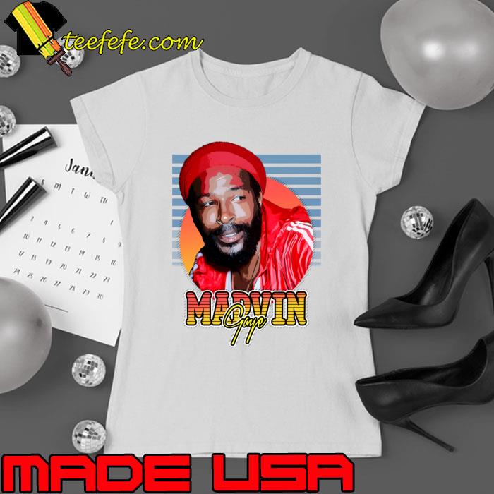 Marvin Gaye Legend Music Rock Vintage Sunset T-Shirt Ladies tee Marvin Gaye Legend Music Rock Vintage Sunset T-Shirt Ladies tee