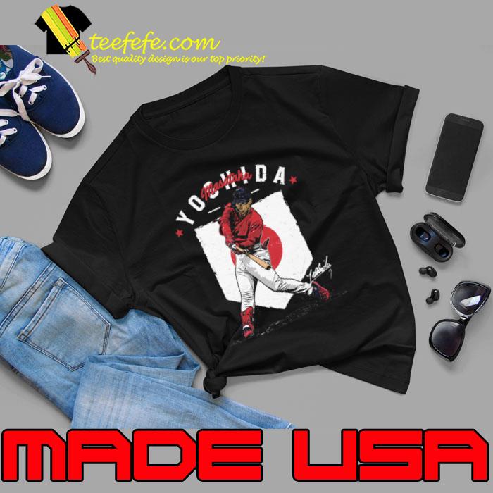 Masataka Yoshida baseball outfielder for the Boston Signature Country Flag T-Shirt
