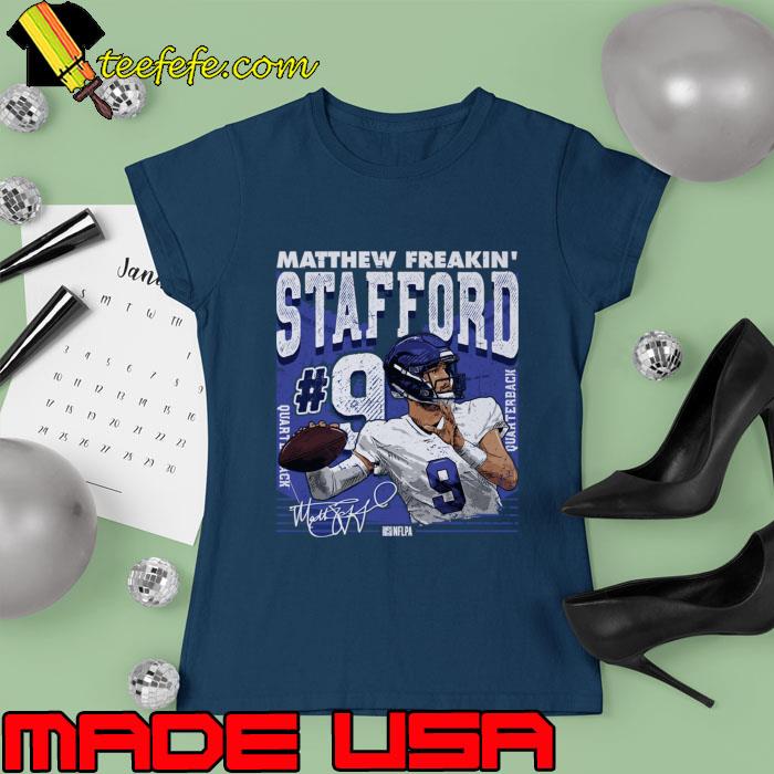 Matthew Stafford Los Angeles Rangers Player Signature T-Shirt Ladies tee Matthew Stafford Los Angeles Rangers Player Signature T-Shirt Ladies tee