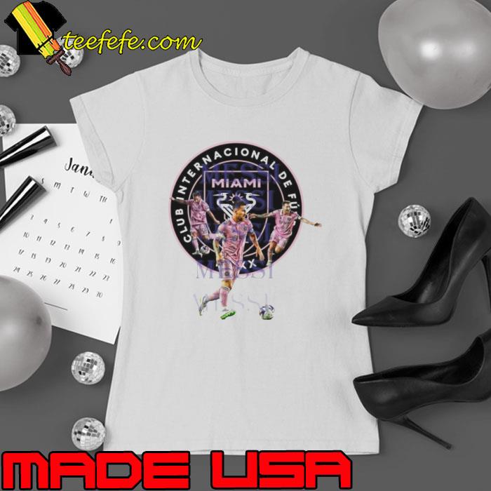 Messi Inter Miami Graphic Instant Champions 2023 Shirt Ladies tee Messi Inter Miami Graphic Instant Champions 2023 Shirt Ladies tee