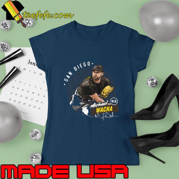 Michael Wacha baseball pitcher San Diego Dots Signature T-Shirt Ladies tee Michael Wacha baseball pitcher San Diego Dots Signature T-Shirt Ladies tee
