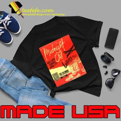 Midnight Oil Diesel And Dust The Fillmore concert tour T-Shirt