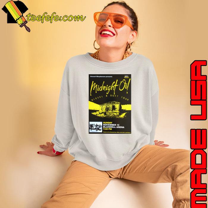 Midnight Oil Diesel And Dust Tour Stewart Macpherson Concert Tour T-Shirt Midnight Oil Diesel And Dust Tour Stewart Macpherson Concert Tour T-Shirt