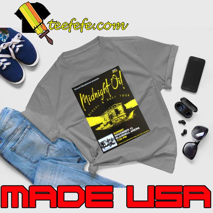 Midnight Oil Diesel And Dust Tour Stewart Macpherson Concert Tour T-Shirt Unisex Midnight Oil Diesel And Dust Tour Stewart Macpherson Concert Tour T-Shirt Unisex