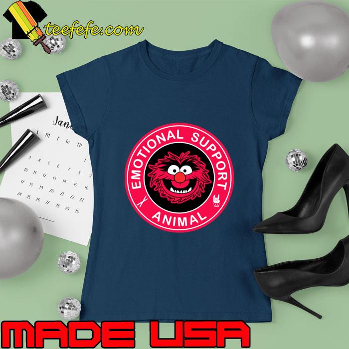 Muppets Emotional Support Animal T-Shirt Ladies tee Muppets Emotional Support Animal T-Shirt Ladies tee