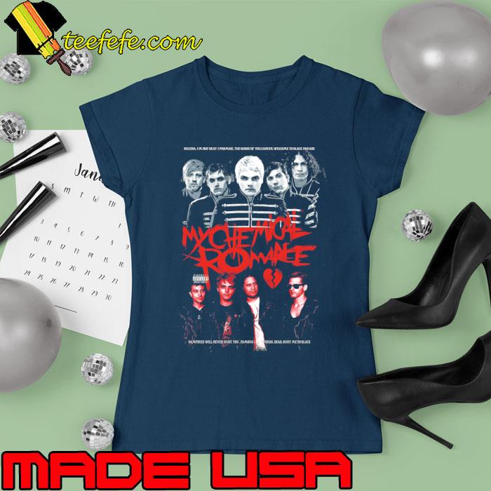 My Chemical off vampires will never hurt you T-Shirt Ladies tee My Chemical off vampires will never hurt you T-Shirt Ladies tee