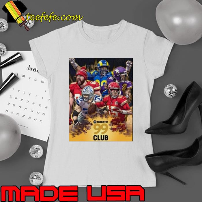 New EA Sports NFL 99 Clubs Madden 24 Poster Shirt Ladies tee New EA Sports NFL 99 Clubs Madden 24 Poster Shirt Ladies tee