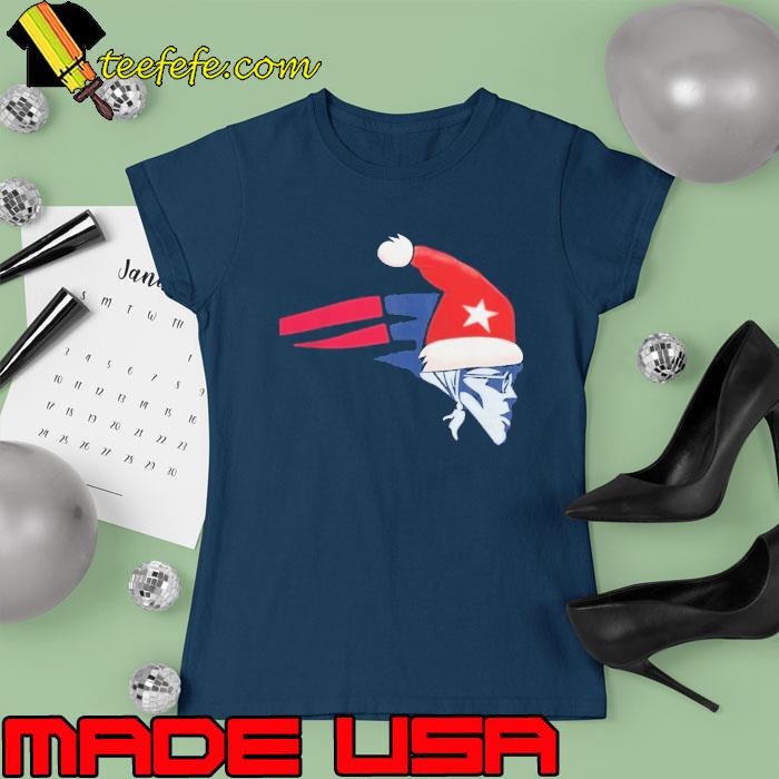 New England Patriots Santa Hat Logo Christmas Shirt Ladies tee New England Patriots Santa Hat Logo Christmas Shirt Ladies tee
