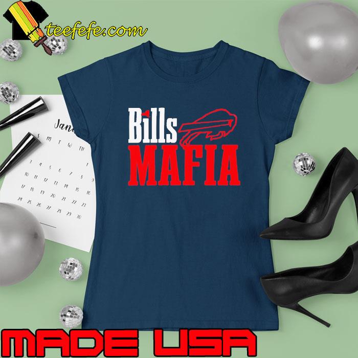 Official New era Buffalo Bills stacked Bills mafia wordmark T-shirt, hoodie,  tank top, sweater and long sleeve t-shirt