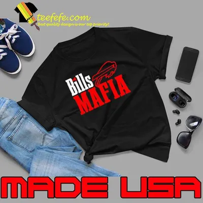 New Era Buffalo Bills Stacked Bills Mafia Wordmark Shirt