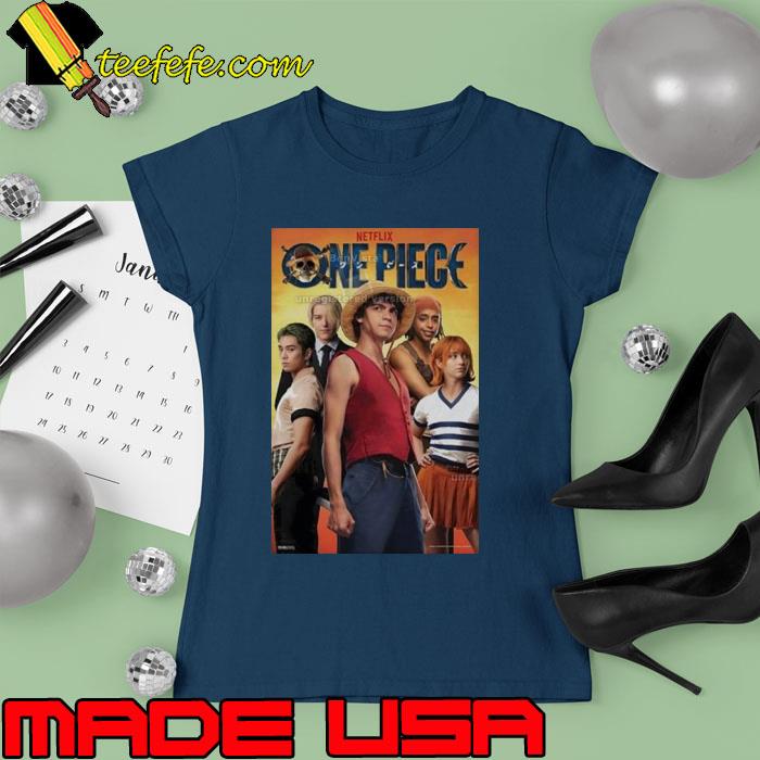 New One Piece Netflix Poster Shirt (watermarked) Ladies tee New One Piece Netflix Poster Shirt (watermarked) Ladies tee