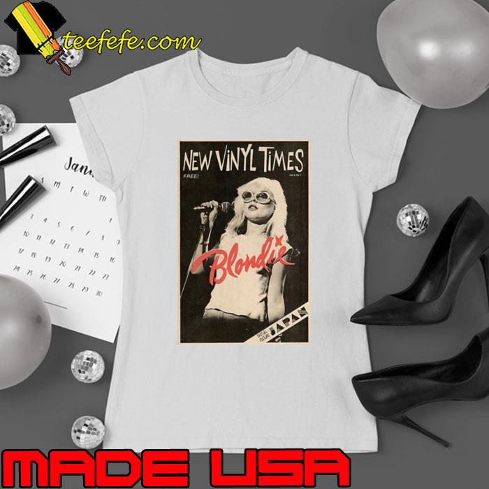 New Vinyl Times Blondie in Concert T-Shirt Ladies tee New Vinyl Times Blondie in Concert T-Shirt Ladies tee