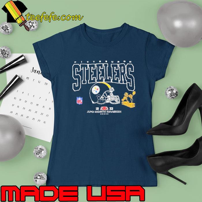 NFL Pittsburgh Steelers 1933 AFC North Division Shirt Ladies tee NFL Pittsburgh Steelers 1933 AFC North Division Shirt Ladies tee