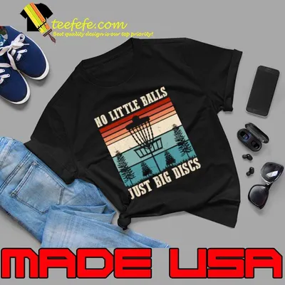 No Little Balls Just Big Discs Vintage T-Shirt