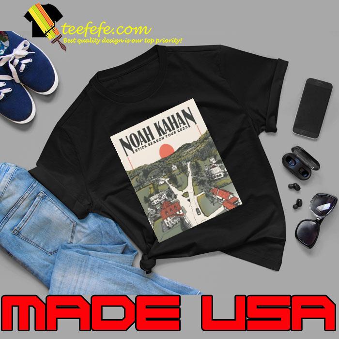 Noah Kahan Stick Season Tour 2023 Poster County T-Shirt Noah Kahan Stick Season Tour 2023 Poster County T-Shirt
