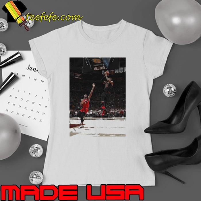 Og Anunoby Wearing Lebron’S Game Winner Over Him Tee Shirt Ladies tee Og Anunoby Wearing Lebron’S Game Winner Over Him Tee Shirt Ladies tee