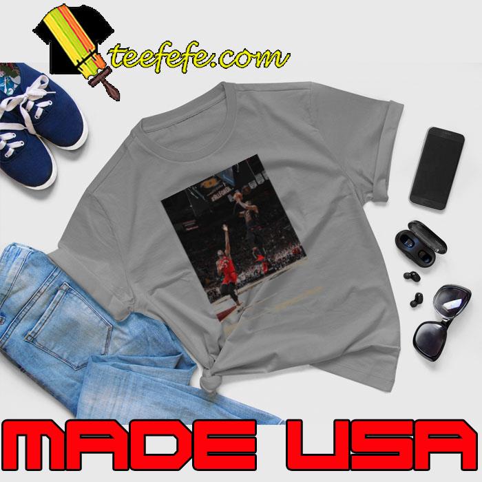 Og Anunoby Wearing Lebron’S Game Winner Over Him Tee Shirt Unisex Og Anunoby Wearing Lebron’S Game Winner Over Him Tee Shirt Unisex