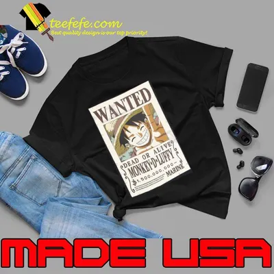 One Piece Luffy Wanted Poster Shirt