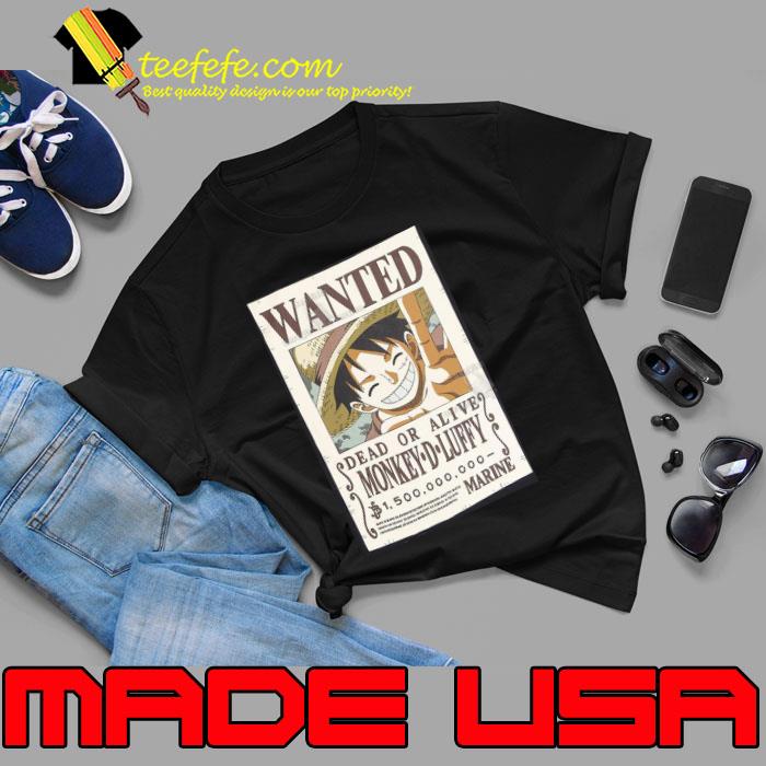 One Piece Luffy Wanted Poster Shirt