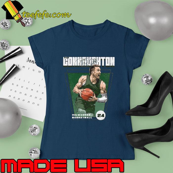 Pat Connaughton Player American Basketball Signature Milwaukee T-Shirt Ladies tee Pat Connaughton Player American Basketball Signature Milwaukee T-Shirt Ladies tee