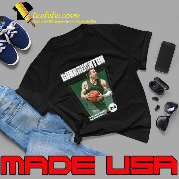 Pat Connaughton Player American Basketball Signature Milwaukee T-Shirt