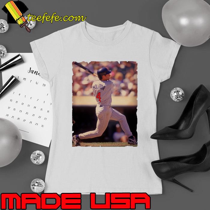 Paul Molitor Designated Hitter Baseball Player T-Shirt Ladies tee Paul Molitor Designated Hitter Baseball Player T-Shirt Ladies tee